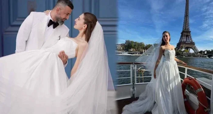 Tescilli güzel Itır Esen, Paris’te evlendi